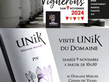 Pour la Journée des Vignerons de l’AOC Fiefs Vendéens, nous vous proposons une visite exclusive du domaine qui sera l’occasion de découvrir ou redécouvrir...