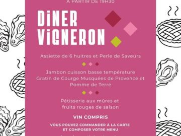 Partants pour un dîner au milieu de notre chai ?
Au menu : un dîner à la carte, avec accords mets & vins INCLUS, imaginé en collaboration avec nos...