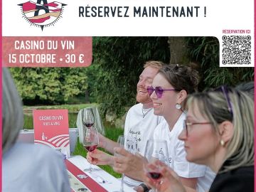 🍷 25 places. Une seule soirée.
Le jeudi 15 octobre, les AventurOses vous donnent rendez-vous à la Cave Mercier pour un Casino du Vin pas tout à fait comme...